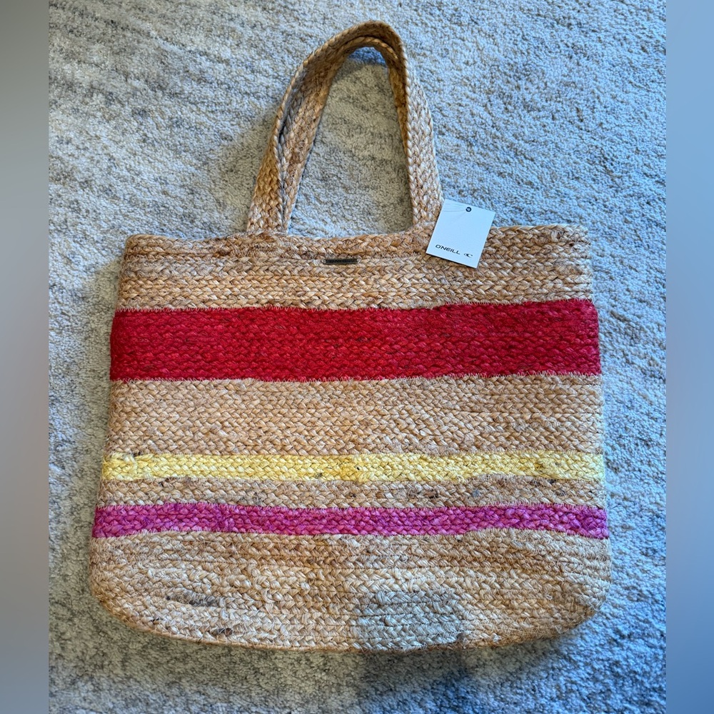 O'Neill Large Woven Tote Bag NEW